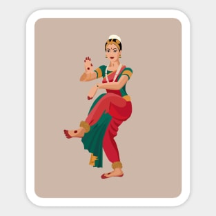 Bharatnatyam Wall Sticker